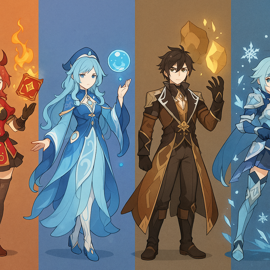 Genshin oc maker showcase | https://oc-maker.com/