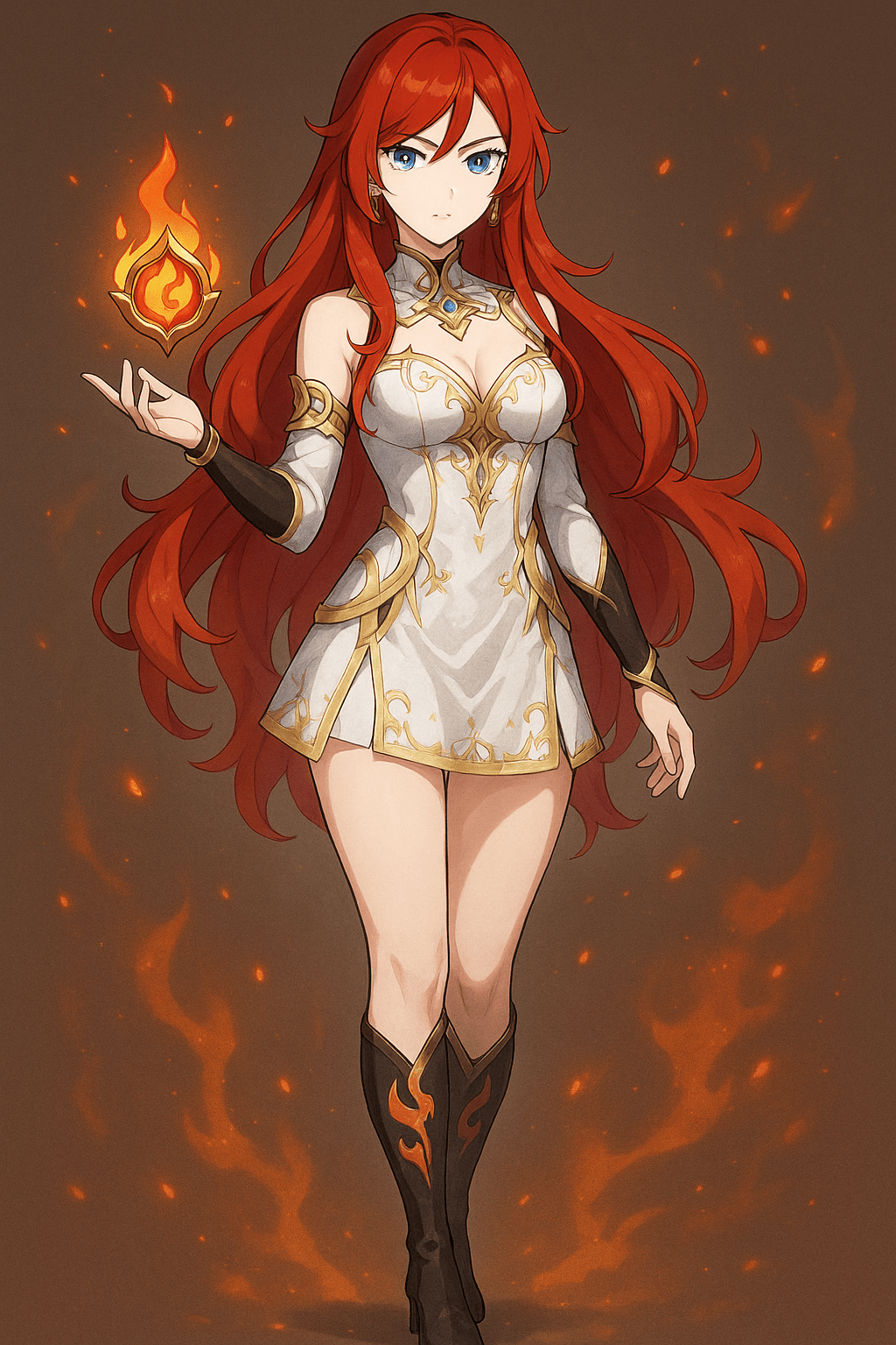 Ornate fantasy outfit | https://oc-maker.com/